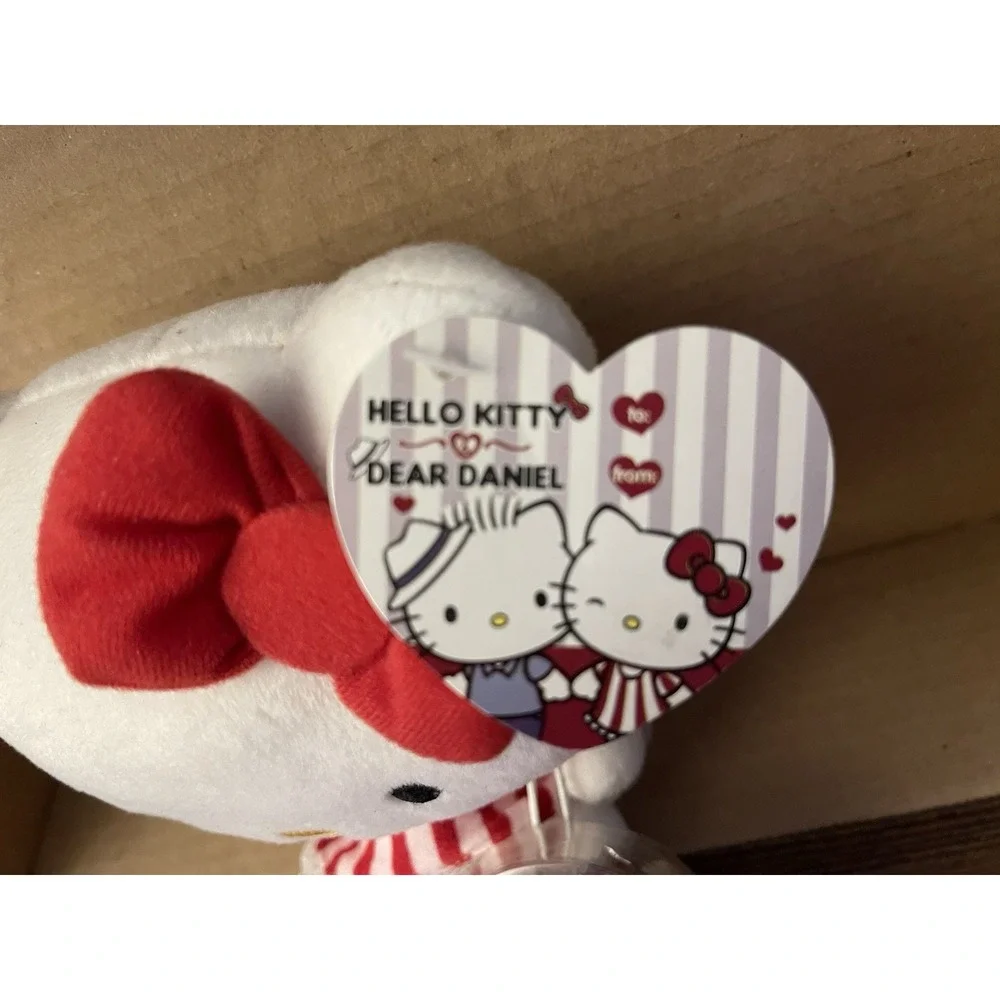 Hello Kitty Dear Daniel 2015 Sanrio Plush w/Tags and Hard Candy Container